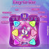 6-Button 5 3 4 5 6 7 8 9 10+ Dance Mat for Girls, Light-up Dance Pad with Wireless Bluetooth & Game Modes, Kids