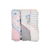 Buttons & Stitches Baby Girl 3 Pack Rolled/Carded Hooded Towels in Fresh Florals Print, GS71768