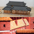 MECCANIXITY Miniature Roof Tiles PVC Model Building Set for Dolls Houses, Garden Sand Table 29.5x19.5cm/1.16x0.76 Dark