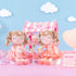 2-4 Gloveleya Baby Doll Baby Girl Gifts Plush Curly Kids Girl Toys with Love Toys for Ages Toddler Toy Pink