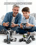 2.4Ghz 6-12 HuiJuKeJi Interactive Robot Dog RC Stunt Car, Gesture Sensing & Remote Control Cars, Mecanum Wheels, LED