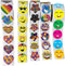 Sticker Roll, 5 Rolls of Back to School Sticker Party Supplies, 500 Stickers for Kids Teachers