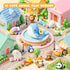 55 Shuttle Art Air Dry Clay for Kids - Zoo Town, PCS Modeling Clay Kit with Sculpting Tools and Tutorials, Safe