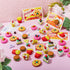 JOYIN 36 Pieces Valentines Day Gift Cards - 3D Dessert Erasers for Kid Classroom Cards, Party Favor Toy Supplies.