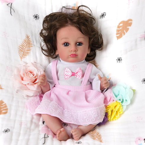 BABESIDE 10 Pcs Baby Doll Clothes for 10-12 Inch Dolls, Outfits, Jumpsuit, Skirts & Hat for Newborn Baby Dolls