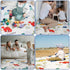 50"x50" Baby Play Mat for Playpen, Machine Washable Kids Mat, Cotton,Foldable Crawling Mat for Floor,One-Piece Crawling