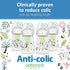 5 oz/150 mL, 1 0m+, 4-Pack Dr. Brown's Anti-Colic Options + Wide-Neck Baby Bottle Designer Edition, Woodland + Jungle