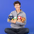 Club Mocchi-Mocchi Mario Kart Plush, Red Mushroom Plushie, Squishy Mario Toys and Cute Stuffed Animals, 6 Inch