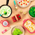 Lori Play Food for Mini Dolls, Cooking Accessories for 6-Inch Dolls, Pizza, Sushi, Dessert, Dollhouse Set for Kids