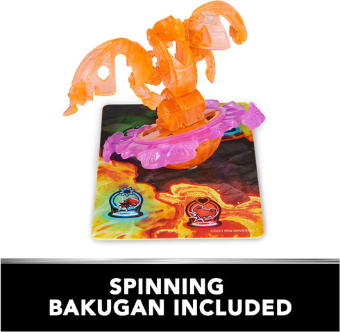 Bakugan Brawl Zone Compact Playset - Special Attack Dragonoid with Customizable Action Figure for Kids