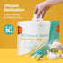 10 Pack Microwave Sterilizer for Baby Bottles Pacifier Sanitizer and Breast Pump Sterilizer Bags Portable Travel