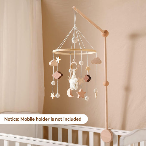 let's make Baby Crib Mobile for Boys Girls| Boho Nursery Mobile| Gender Neutral Hand-Crocheted Mobile| Ceiling Mobile