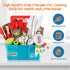 Playset, Set Toolbox NutriChef Kids Kitchen Complete Kitchen for Kids with Apron, Utensils, Recipe Cards, Toddler