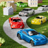 NIPLOOOW 3-6 Die Cast Metal Racing Car Toy With Play Mat for Year Old Boys and Girls - Christmas Birthday Gift