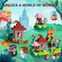 100PCS 3+ Set, Kids1inch GobiDex Magnetic Blocks Building Toys for Years Old Girls Boys, Game-Based Build MagWonder