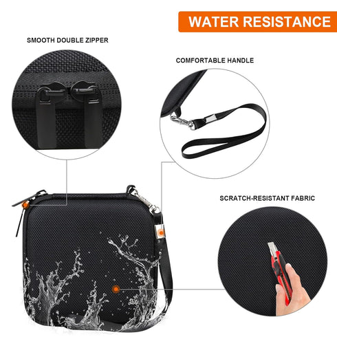 Supmay Hard Carrying Case for RG35XXSP Retro Handheld Game Console - Travel Storage Holder with Mesh Bag