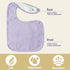 Zainpe 6Pcs Soft Absorbent Muslin Cotton Baby Bibs, Adjustable Bandana Drool Bib for Boy Girl 0-36 Months