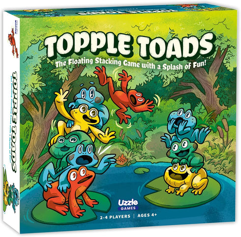 The Uzzle Topple Toads Fun & Competitive Stacking Game - Engaging Balance