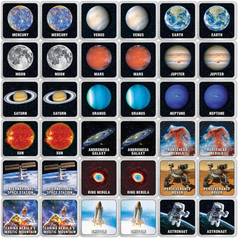MasterPieces Kids Games - NASA Matching Game for Kids and Family, Laugh and Learn