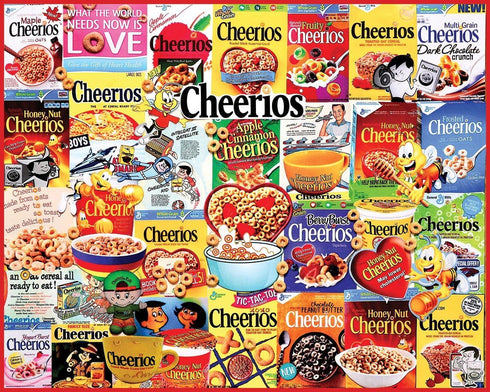 White Mountain - Cherrios - 1000 Piece Jigsaw Puzzle for Adults, Children, Grandparents
