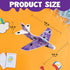 JOYIN 48 PCS Halloween Foam Glider Planes for Kids, Flying Paper Airplane Gliders Toys Bulk for Halloween Party Gifts
