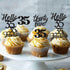 24 PCS 35th Birthday Cupcake Toppers, Hello 35 Cake Topper Thirty Five & Fabulous Cupcake Picks Decorations