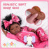 Aori Lifelike Black Reborn Baby Girl Dolls - 20 Inch Realistic Newborn Dolls