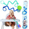 Brilli Baby Cup Catcher Patented Safety Tether Strap, Attach Sippy Cups and Bottles to Stroller, Made in USA, Aqua &