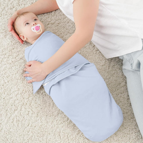 3 Pack 100% 3-6 3-6 Susurration Swaddle Sleep Sacks Muslin Cotton Swaddle Blanket Small Baby Wrap for Months Newborn