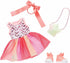 Glitter Girls 14-Inch Doll Clothes, Sequined Party Dress with Pink High-Tops & Star Purse