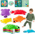 JOYIN Turtle Balance Stepping Stones - 6 Pcs Kids Jumping Stones, Toddler Obstacle Course Coordination Game for Ages 3+