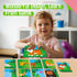 28 1-5 SpriteGru Jungle Animal Memory Game, Chunky Cards Wild Animal Head Tail Matching Game Players Memory Matching