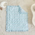 Set Ruffled Crib Bedding Baby Boho Quilted Comforter with Fitted Sheet and Bed Skirt - Cute Soft Breathable Seersucker