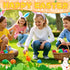 Digwry 30 Pack Prefilled Easter Eggs with Plush Bunnies,Pre Filled Easter Eggs with Stuffed Toys Inside,Easter Basket