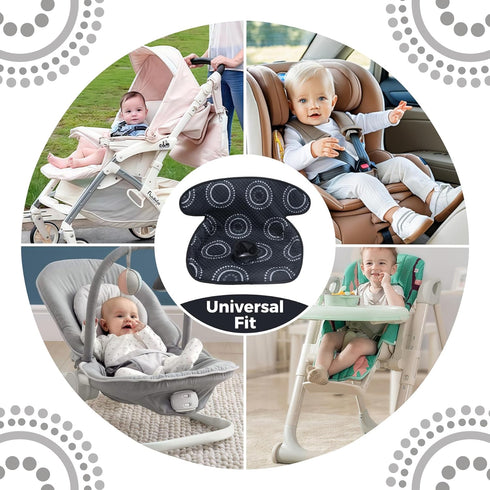 Piddle Pad, Car Seat Potty Training Protector, Baby Waterproof Car Seat Cover with Anti-Slip Backing, Machine Washable