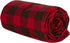 48 48 Trend Lab Brown and Red Buffalo Check Deluxe Flannel Swaddle Blanket - Buffalo Check Cotton, Red and Brown, in x