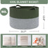 21.7 x13. 8 INDRSSME Large Laundry Storage Basket, - Decorative Rope Blanket Basket for Organizing Bedroom, Living
