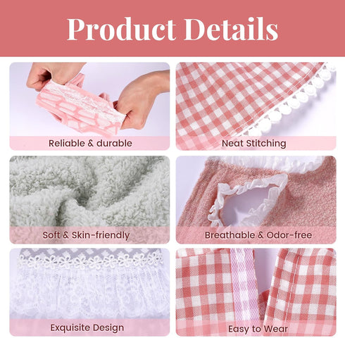 6 Sets 12-15 Inch Set BABESIDE of Baby Doll Clothes for Dolls, Various Styles Baby Dolls Clothes and Doll Accessories