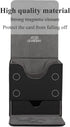 AEGIS GUARDIAN Card Deck Box with Dice Tray for MTG Cards - Fits 150+ Sleeved Cards, Black