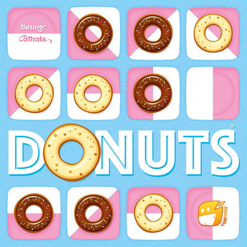 Donuts - The Tasty & Tactical Clash for 2 Players, Placement Board Game for Ages 8+, 10-15 Min Playtime