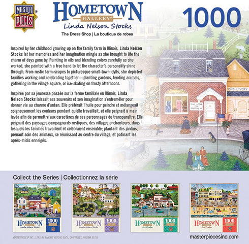 Masterpieces 1000 Piece Jigsaw Puzzle - The Dress Shop for Adults, Family, or Kids - 19.25"x26.75"