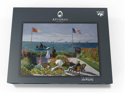 MyPuzzle 1000 Piece Jigsaw Puzzle - Garden at Sainte-Adresse by Claude Monet for Adults