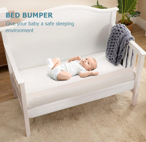 UBBCARE Bed Rail for Toddlers, Bed Bumper for Toddlers, Toddler Bed Bumper with Washable Cover, Rails Guard for Baby