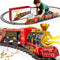 Novaluki Electric Train Set for Kids, Christmas Train Toys with Smoke, Light and