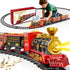 Novaluki Electric Train Set for Kids, Christmas Train Toys with Smoke, Light and