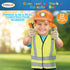 Set 3 6 Dr. STEM Toys Construction Worker Roleplay Costume with Hat, Tools, Tool Belt, Gloves, and More - Orange