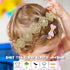 DANMY Baby Girl Super Elastic Headband, Cotton Lace Toddler Hair Band, Gold, 1pcs