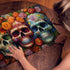 Day of The Dead Sugar Skull Puzzles for Adults 1000 Pieces, Halloween Flower Skeleton Puzzle