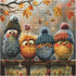 BBOLDIN 1000 Autumn Bird Puzzles for Adults Piece Nature, Pretty Fall Landscape Art Jigsaw Puzzles Plant, Butterfly