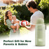 17oz Portable Bottle Warmer for Travel, Double Leakproof, Heating Milk & Water Faster, Cordless Milk Warmer with Two